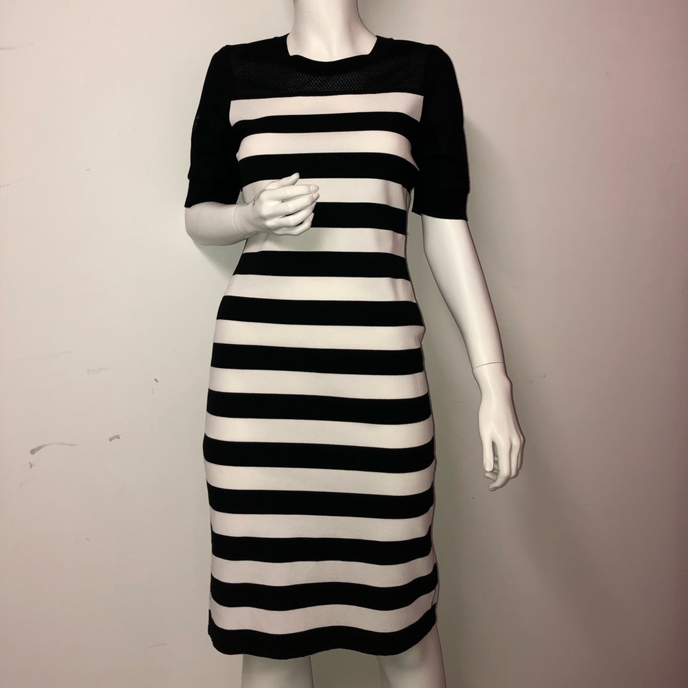 MARC CAIN striped mini dress